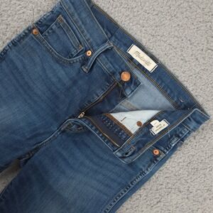Madewell‎ Womens Skinny Jeans Size 26 10" High Rise Skinny Med Wash Denim Casual